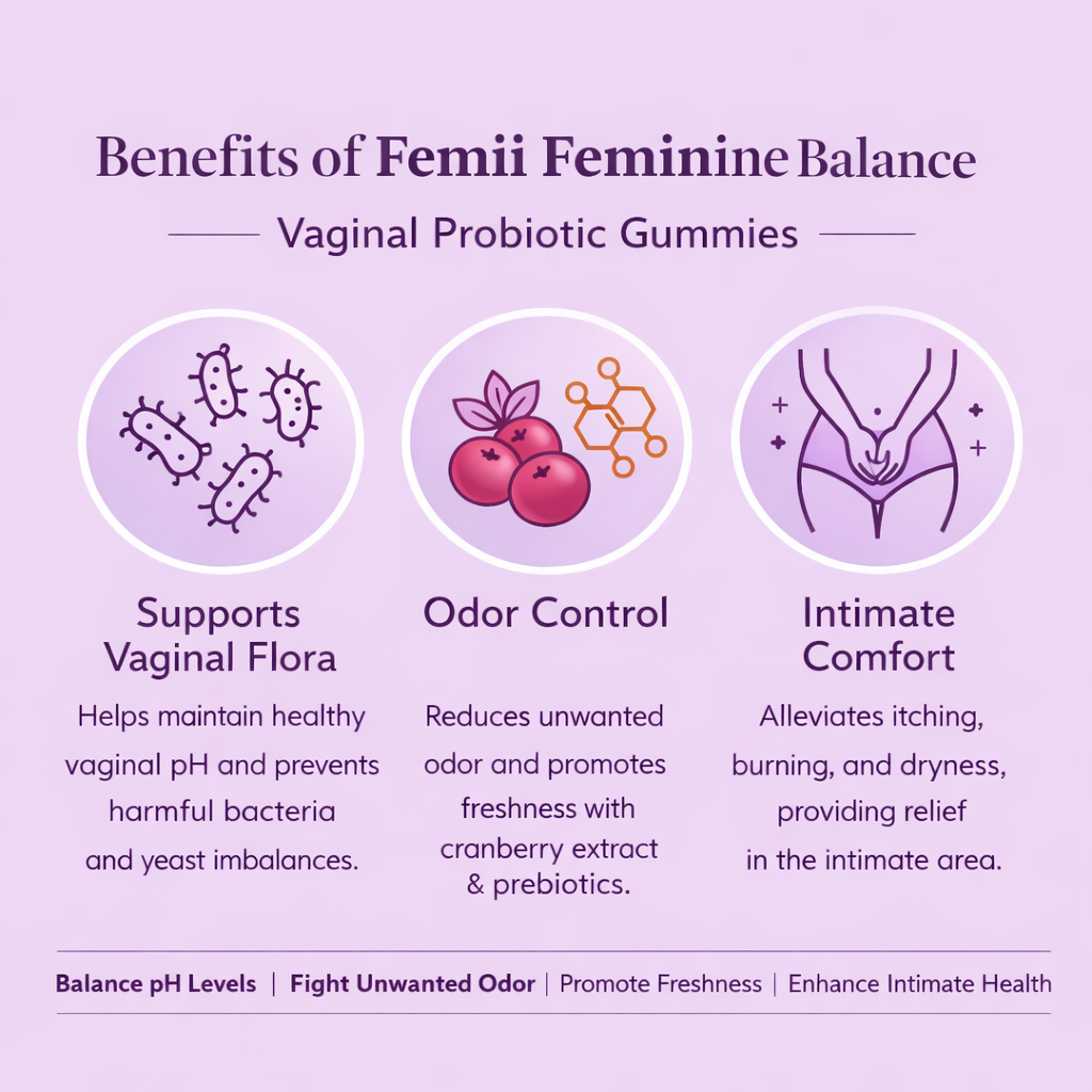Feminine Balance - Vaginal Probiotic Gummies