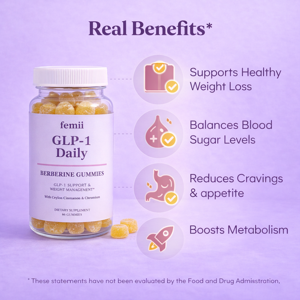 GLP-1 Daily - Berberine Gummies For GLP-1 Support & Weight Management